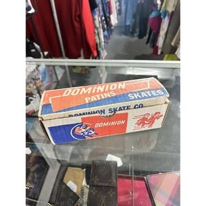Vintage 1970s Dominion Bob Skates Extra Strength Pre-Owned In Original Box